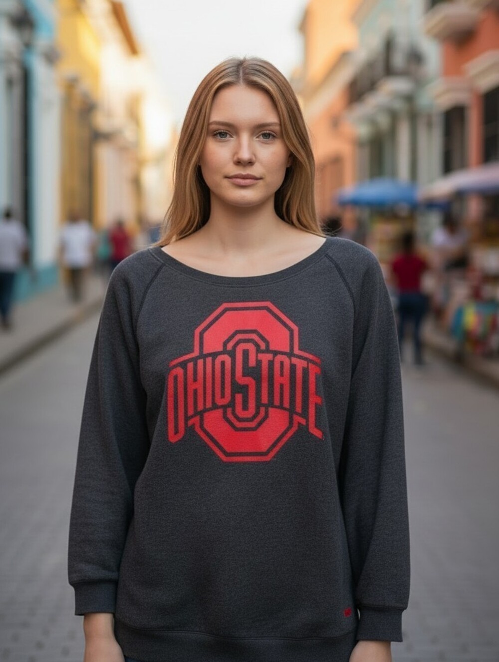 nike ohio state buckeyes Women's Size Medium Sweatshirt Football Team Gear